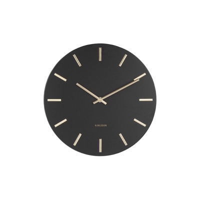 Dizajnové nástenné hodiny 5821BK Karlsson Charm small, 30 cm Dizajnové nástenné hodiny 5821BK Karlsson Charm small, 30 cm