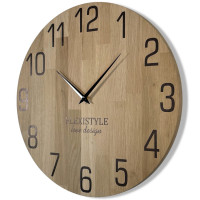 Dubové nástenné hodiny Natur Flex z228-d-1, 50 cm