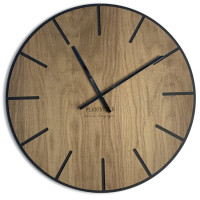 Dubové nástenné hodiny Wood art Flex z216-1d-1-x, 60 cm