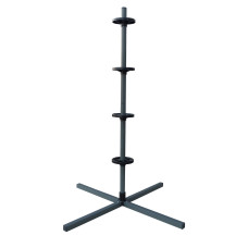 Vertikálny stojan na 4 pneumatiky RelaxDays RD53025 – sivý kovový regál, 131 cm Vertikálny stojan na 4 pneumatiky RelaxDays RD53025 – sivý kovový regál, 131 cm