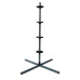 Vertikálny stojan na 4 pneumatiky RelaxDays RD53025 – sivý kovový regál, 131 cm
