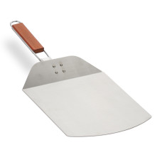 Sklápacia lopata na pizzu RelaxDays RD34250 – nehrdzavejúci kov, drevená rukoväť, 51 cm