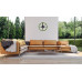 Nástenné hodiny Metal Black with Moss Flexistyle z21e, 50cm