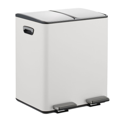 Odpadkový kôš 2x15l RD51207, biela