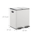 Odpadkový kôš 2x15l RD51207, biela