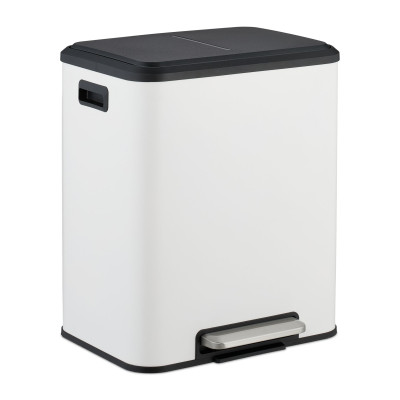 Odpadkový kôš 2x15l RD51210, biela
