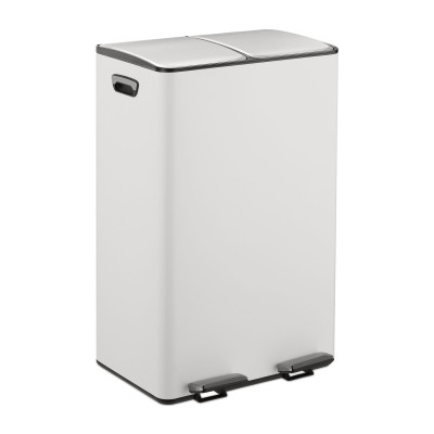Odpadkový kôš 2x30L RD51208, biela