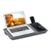 Sivá podložka pod notebook na kolená s vankúšom RelaxDays RD10036913 Sivá podložka pod notebook na kolená s vankúšom RelaxDays RD10036913