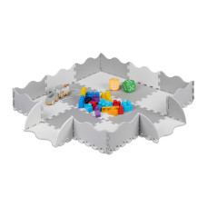 Podložka puzzle s okrajom, RD37475 šedá