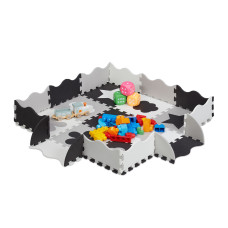 Podložka puzzle s okrajom, RD37476 šedá