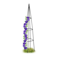 Záhradný obelisk a opora pre popínavé rastliny RD41753 – čierna, 190 cm Záhradný obelisk a opora pre popínavé rastliny RD41753 – čierna, 190 cm
