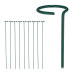 Sada kovových podpier pre rastliny Relaxdays RD10047320 s očkom – 80 cm, 10 ks Sada kovových podpier pre rastliny Relaxdays RD10047320 s očkom – 80 cm, 10 ks