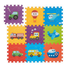 Puzzle podložka s vozidlami RD46813