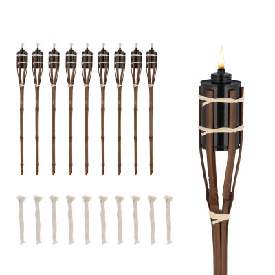 Sada 10 ks bambusových fakli 70cm RD45129, hnedá Sada 10 ks bambusových fakli 70cm RD45129, hnedá