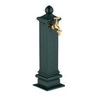 Starožitná stojaca fontána 47cm RD50835, zelená
