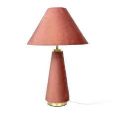 Stolová lampa so zamatovým tienidlom A RD52524