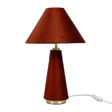 Stolová lampa so zamatovým tienidlom B RD52524