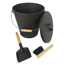 Vedro na popol s kefou a lopatou 20l RD52571 Vedro na popol s kefou a lopatou 20l RD52571