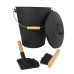 Vedro na popol s kefou a lopatou 24l RD52571