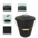 Vedro na popol s kefou a lopatou 24l RD52571