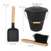 Vedro na popol s kefou a lopatou 24l RD52571