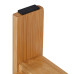 Bambusová stolička do kúpeľne s policou, RD46715