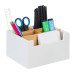 Organizér na stôl s 5 priehradkami RD47983, biely