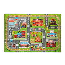 Detský hrací koberec RD32681, mesto 150 x 100 cm