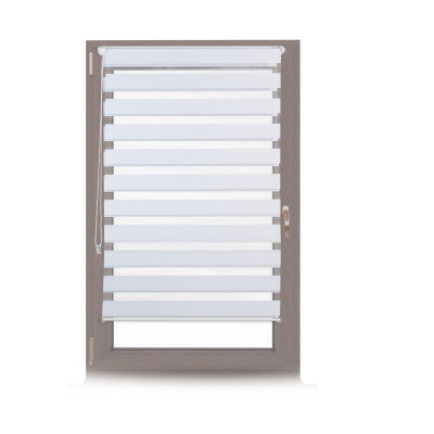 Dvojitá roleta na okno Klemmfix RD21306, biela 85 x 156cm