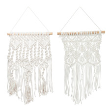 Nástenný záves Macrame RD39845, 2ks