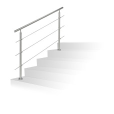 Nerezové zábradlie na schodisko RD20766, 150cm
