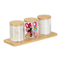 Organizér na vatové tampóny RD47910, bambus 