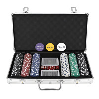 Poker sada 300 žetónov v kufri HQ, Iso 9554 Poker sada 300 žetónov v kufri HQ, Iso 9554