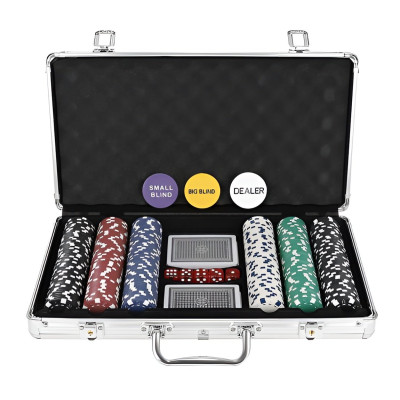 Poker sada 300 žetónov v kufri HQ, Iso 9554