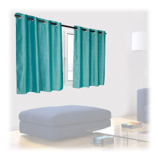 Sada 2 závesov so vzorom RD33773, zelená 120 x 135 cm
