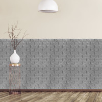 Samolepiace 3D panely s tehlovým vzhľadom RD26763, sivá 5ks Samolepiace 3D panely s tehlovým vzhľadom RD26763, sivá 5ks