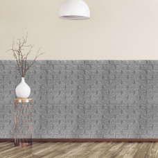 Samolepiace 3D panely s tehlovým vzhľadom RD26763, sivá 20ks Samolepiace 3D panely s tehlovým vzhľadom RD26763, sivá 20ks