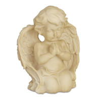 Náhrobná socha modliaceho sa anjelika RD30897, krémová