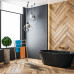 Relaxdays RD36771 Moderný voľne stojaci bambusový vešiak na uteráky s 3 tyčami Relaxdays RD36771 Moderný voľne stojaci bambusový vešiak na uteráky s 3 tyčami