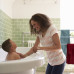 Relaxdays RD36771 Moderný voľne stojaci bambusový vešiak na uteráky s 3 tyčami Relaxdays RD36771 Moderný voľne stojaci bambusový vešiak na uteráky s 3 tyčami