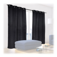 Sada 2 závesov RD33769, čierna 245 x 135 cm Sada 2 závesov RD33769, čierna 245 x 135 cm