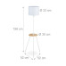 Stojaca lampa so stolom, RD34467