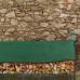 Stojan na palivové drevo s krytom RD47377, zelený