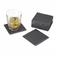 Sada 8 ks bridlicových podtácok pod poháre Relaxdays – 10x10 cm (RD10024134) Sada 8 ks bridlicových podtácok pod poháre Relaxdays – 10x10 cm (RD10024134)