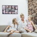 Elegantný multi fotorámik Family na 10 fotiek RelaxDays RD1854 (72x36 cm) – čierny