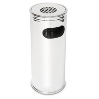 Vysoký nerezový stojanový popolník s odpadkovým košom 43l RelaxDays RD10018507 Vysoký nerezový stojanový popolník s odpadkovým košom 43l RelaxDays RD10018507
