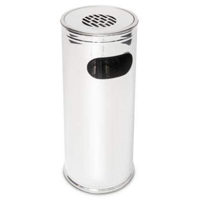 Vysoký nerezový stojanový popolník s odpadkovým košom 43l RelaxDays RD10018507 Vysoký nerezový stojanový popolník s odpadkovým košom 43l RelaxDays RD10018507