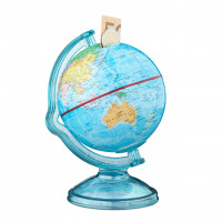 Pokladnička Glóbus s otočným stojanom RelaxDays RD21013, 16,5 cm Pokladnička Glóbus s otočným stojanom RelaxDays RD21013, 16,5 cm