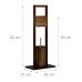 WC stojan Bamboo, tmavohnedý RD0930 WC stojan Bamboo, tmavohnedý RD0930