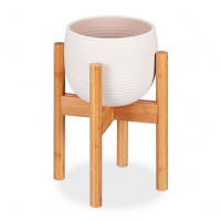 Bambusový nastaviteľný stojan na kvety a kvetináče Relaxdays RD28820 Bambusový nastaviteľný stojan na kvety a kvetináče Relaxdays RD28820